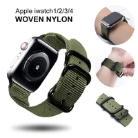 nylon strap for apple watch 5 band 44mm 40mm iwatch band 42mm 38mm sport loop watchband bracelet apple watch 4 3 2 1 38 40 44 mm