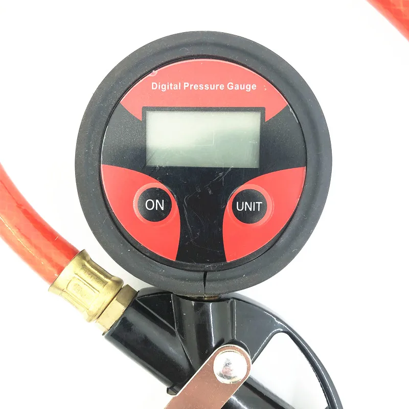 Цифровой шинный Давление манометр Надувное Пистолет для Авто Мото воздушные
