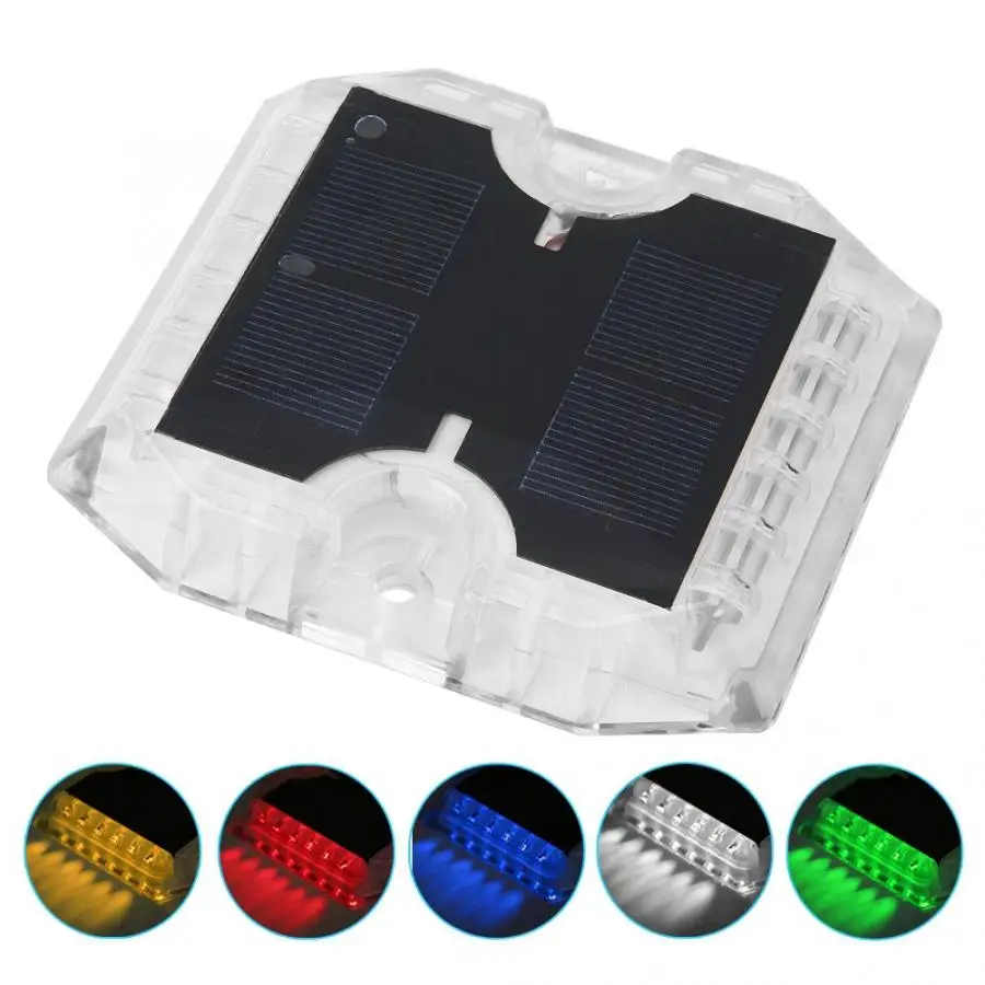 12 LED Solar Power Light Square Road Pathway HighwayLight IP68 Waterproof with High Qualtiy  Безопасность и