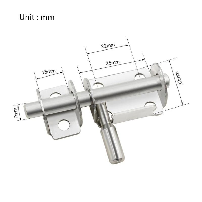 Thickened Stainless Steel Door Latch Rustproof Solid Sliding Lock Gate Safety Bolt for Keep Your Safe and Private | Обустройство дома