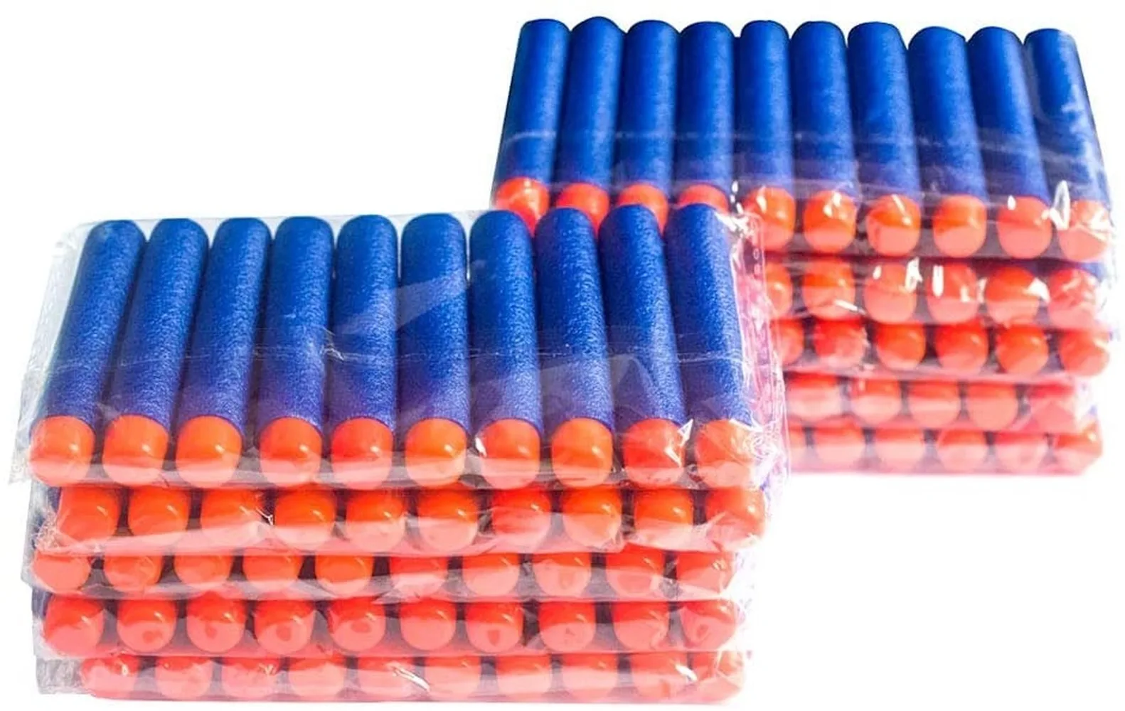 

100/200pcs Soft Bullet for Plastic Military Sucker Warhead Dart Standard Round Head Hollow Foam Bullet for Nerf Toy Rifle Stock