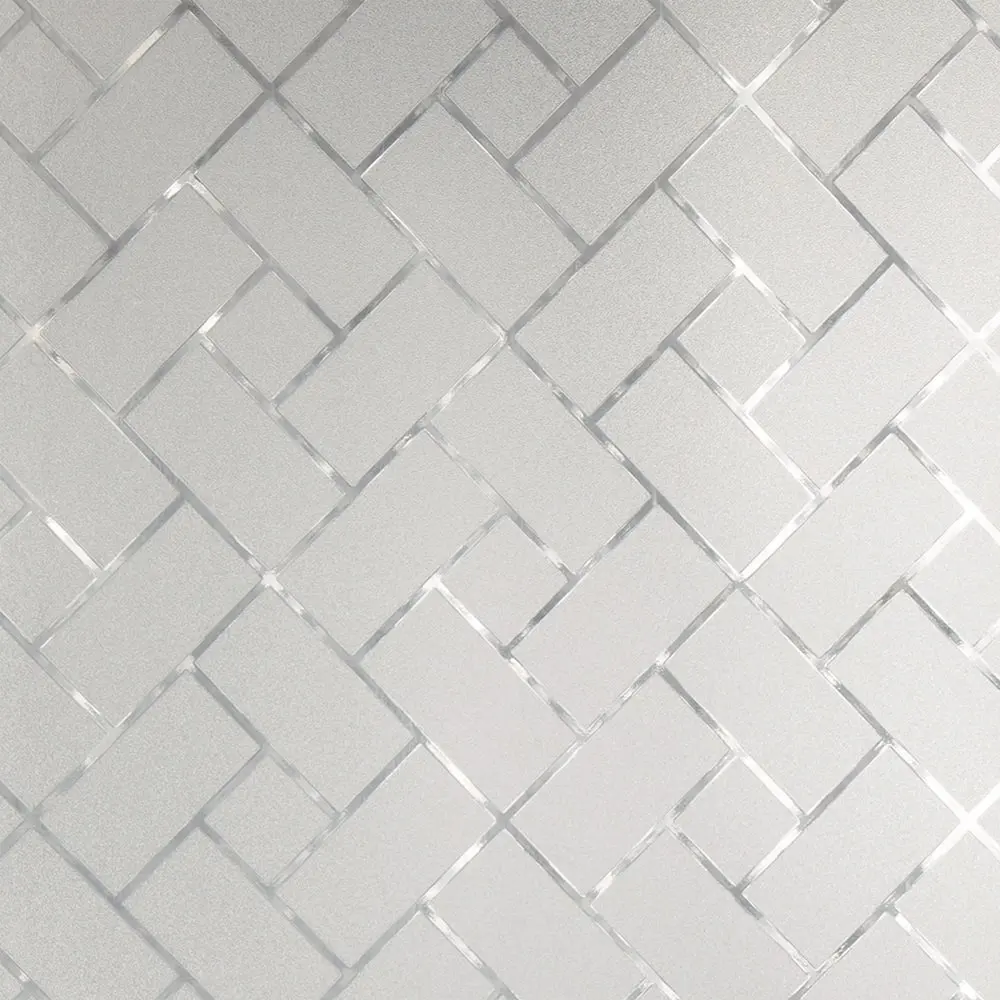 Клетчатая дизайнерская Наклейка на окно защитная пленка с гравировкой