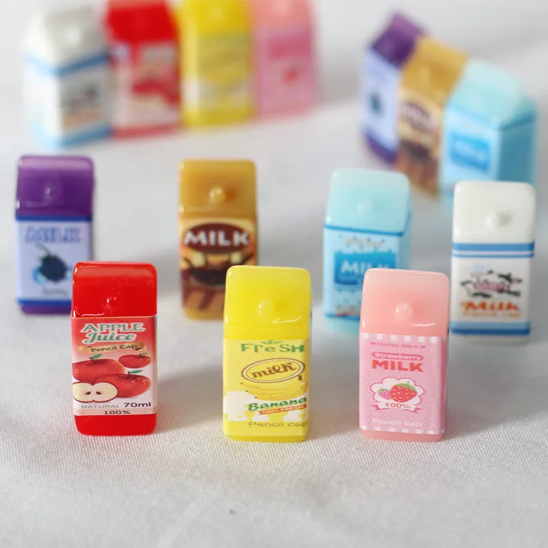 

Kawaii Kids Toys Scale Milk Doll House Food Furniture Toys Miniature Doll House Toy Shooting Props Dolls Accessories