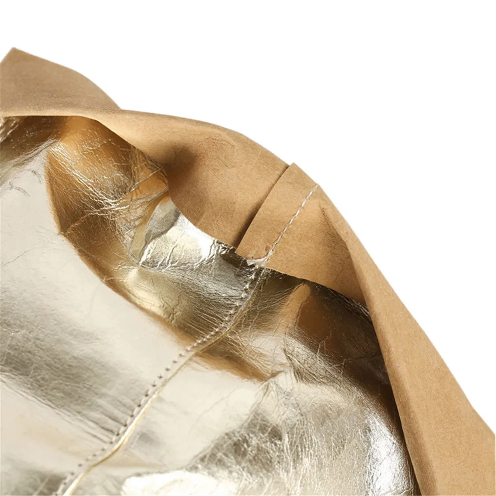 Шикарная косметическая сумка для хранения Скандинавская моющаяся крафт-бумага