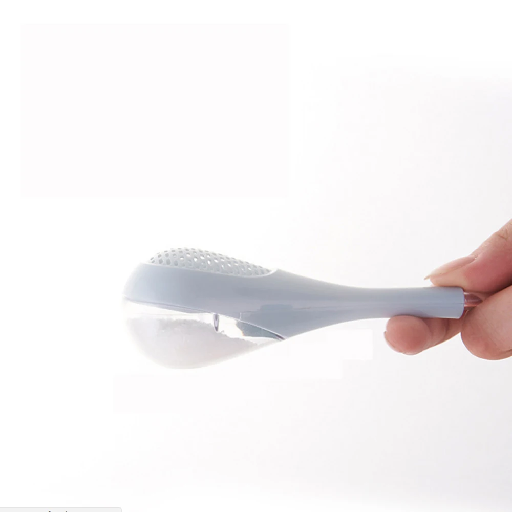 

1 Pcs Long Handle Seasoning Scoop Plastic Spice Spoon Filter Creative Pepper Salt Spoons Kitchen Cooking Tools