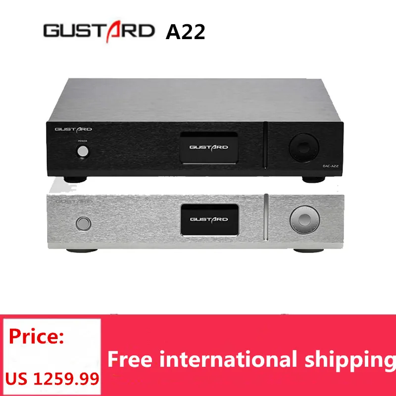 Новый флагманский сбалансированный декодер GUSTARD A22 DAC MQA X16 USB 2021 Dual AK4499 XMOS Solution