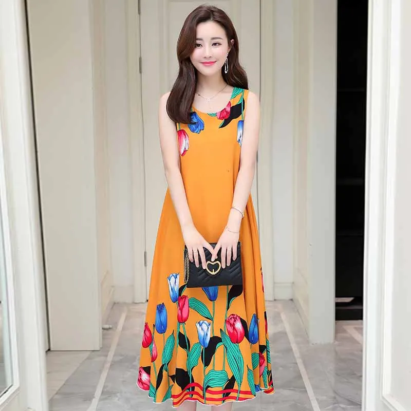 color 20 Новинка размера плюс, женское летнее платье, vestidos стильная женская одежда, свободная Женская одежда, повседневные летние платья для вечеринок - Цвет: color 20