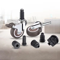 1 52 inch 14pcs 360 degree swivel casters wheel rubber rollers no noise wheels for shopping cart trolley caster 14pcs
