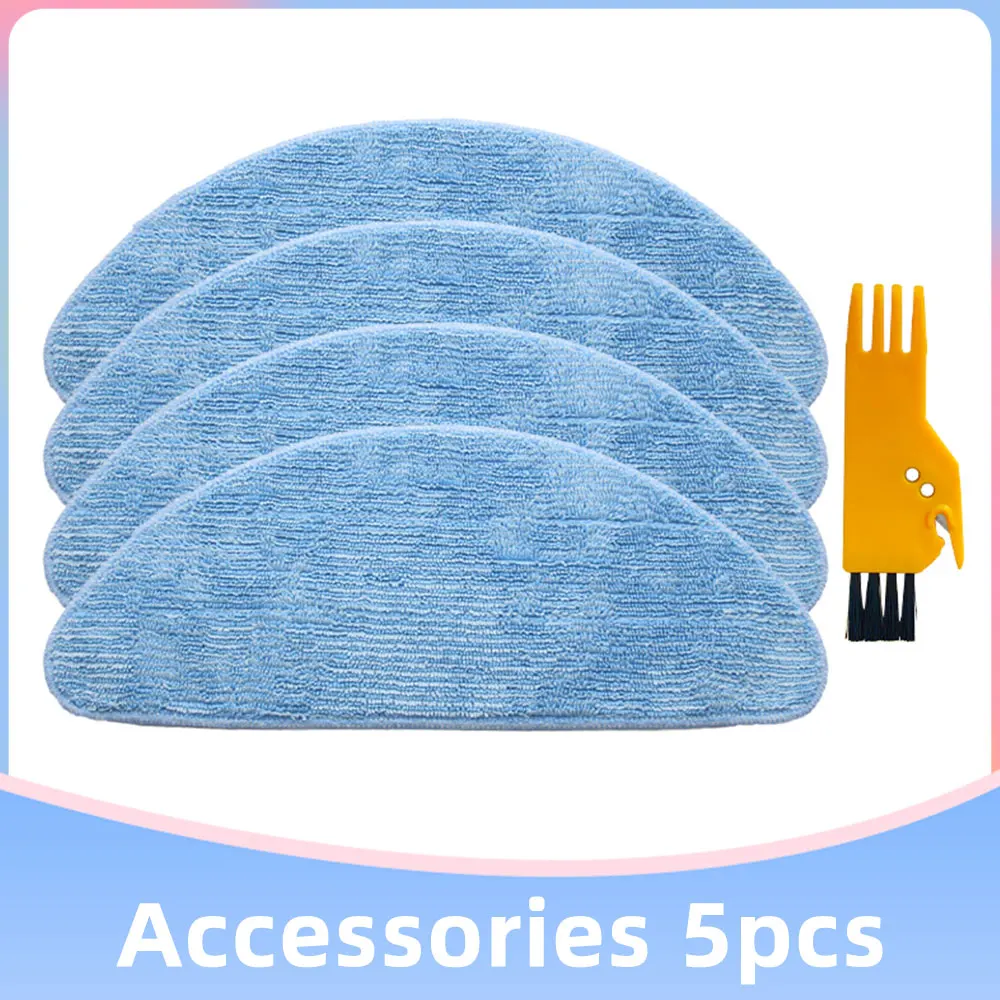 

For Chuwi ILIFE V7 / V7s Plus Robotic Vacuum Cleaner Replacement Spare Parts Accessories Mop Rag Cloth Cleaning Brush Set