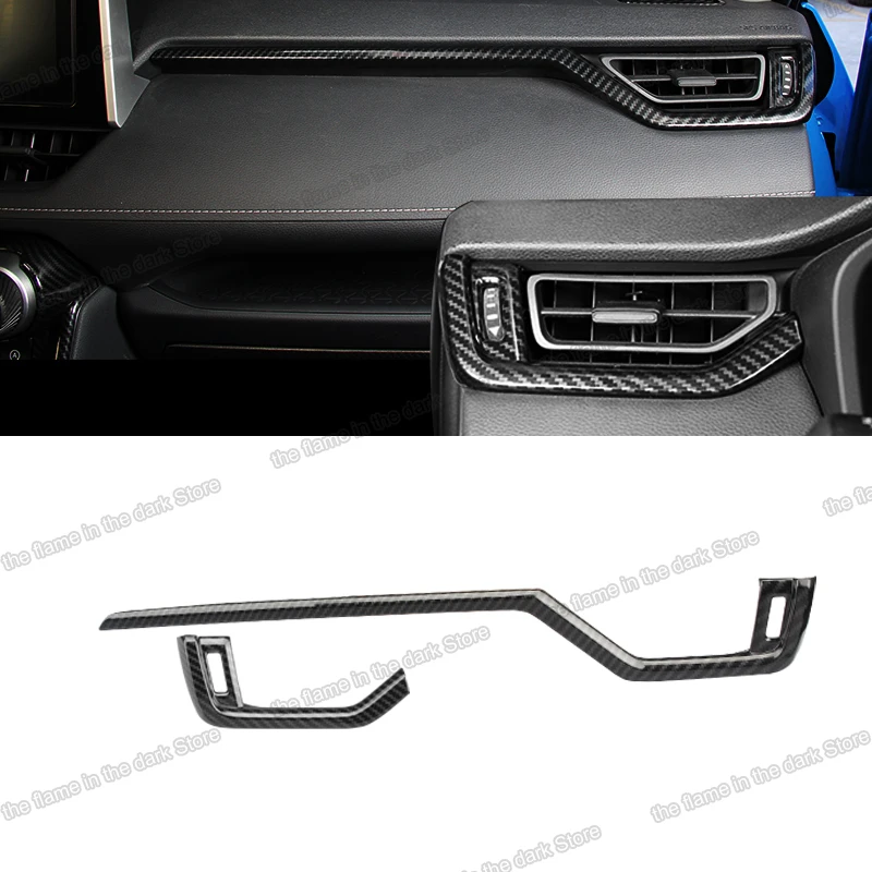 

Автомобильная фотолента из углеродного волокна, отделка для Toyota RAV4 2019 2020 2021 2022 Xa50, аксессуары, автомобильный Кондиционер