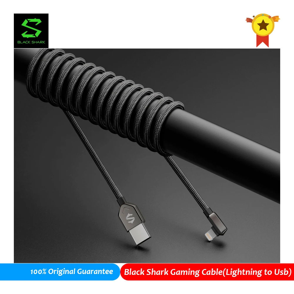 

Original Black Shark 3A Fast Charging Lightning to USB Cable for iPhone Gaming Cable Compatible for iPhone 12 Pro,Macbook Pro