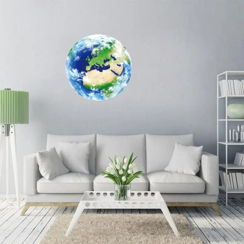 

10/30/40cm Luminous Moon Earth DIY 3D Wall Stickers for Kids Room Bedroom Glow In The Dark Wall Sticker Home Decor Living Room