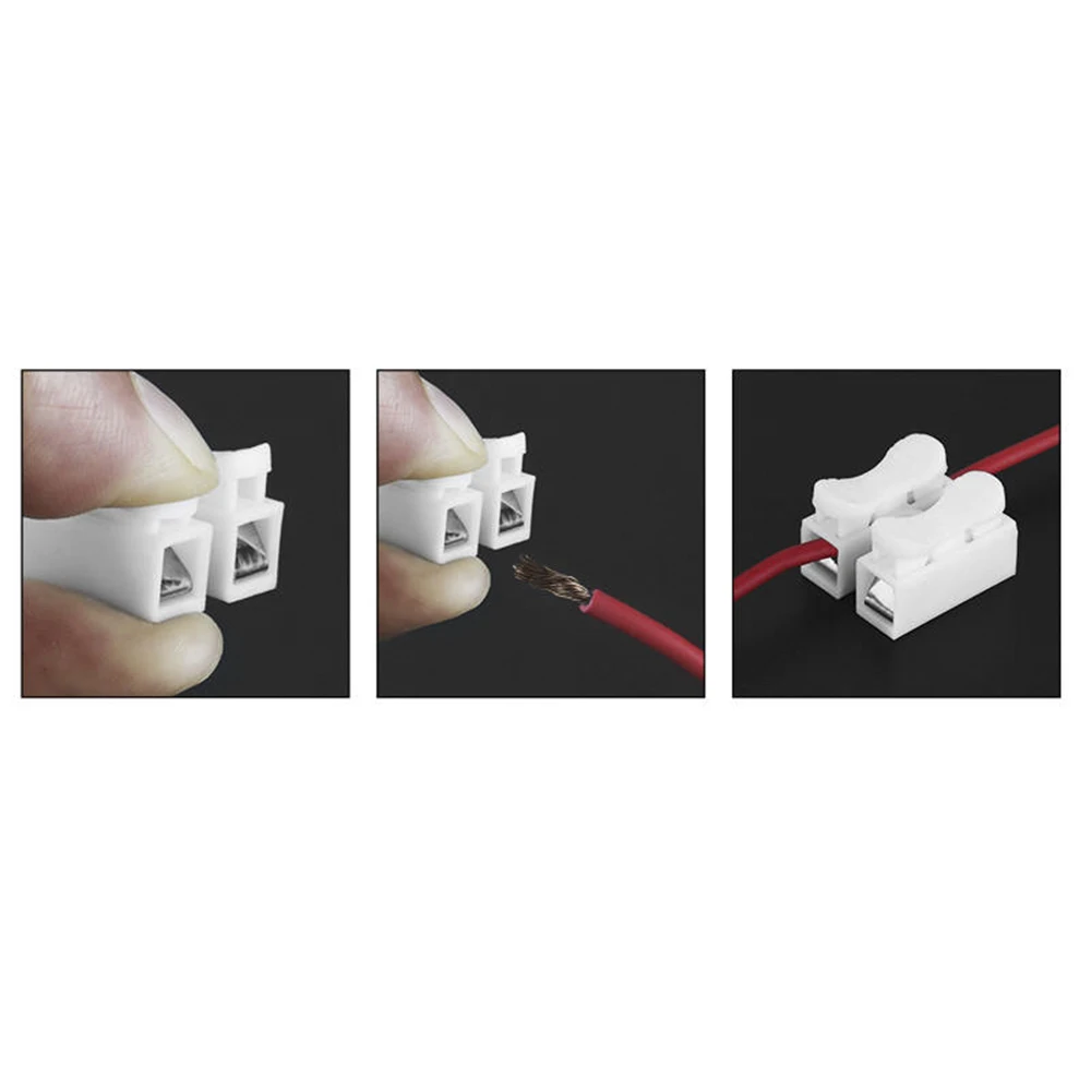 

Terminal Wiring Clip Push-in Connector Transparent Household Good insulation