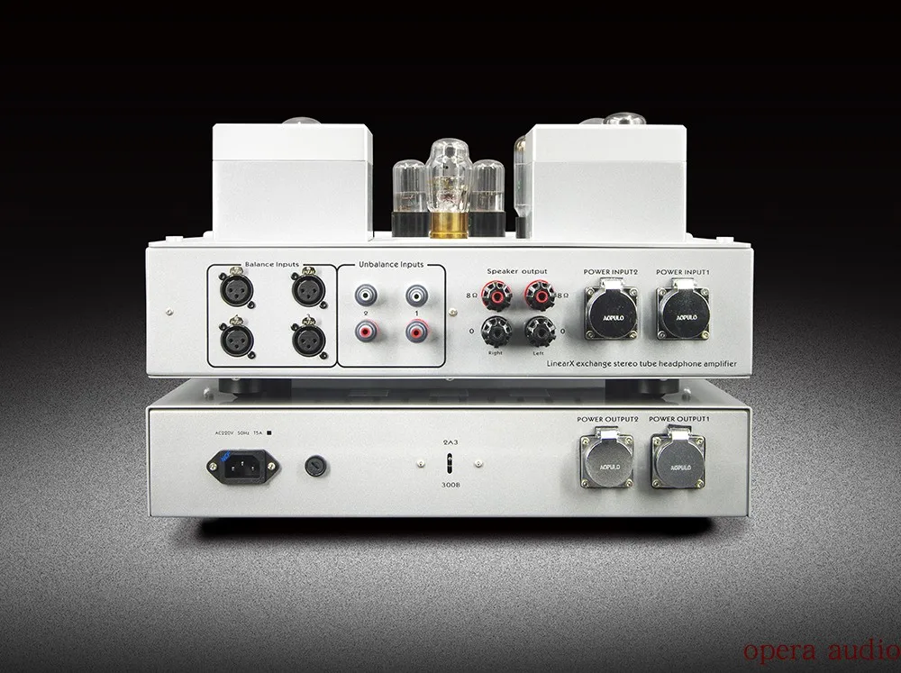 Ламповый усилитель для наушников LinearQ ламповый 300Bx2 5AR4x1 6080/6AS7 6SL7x3 класса A