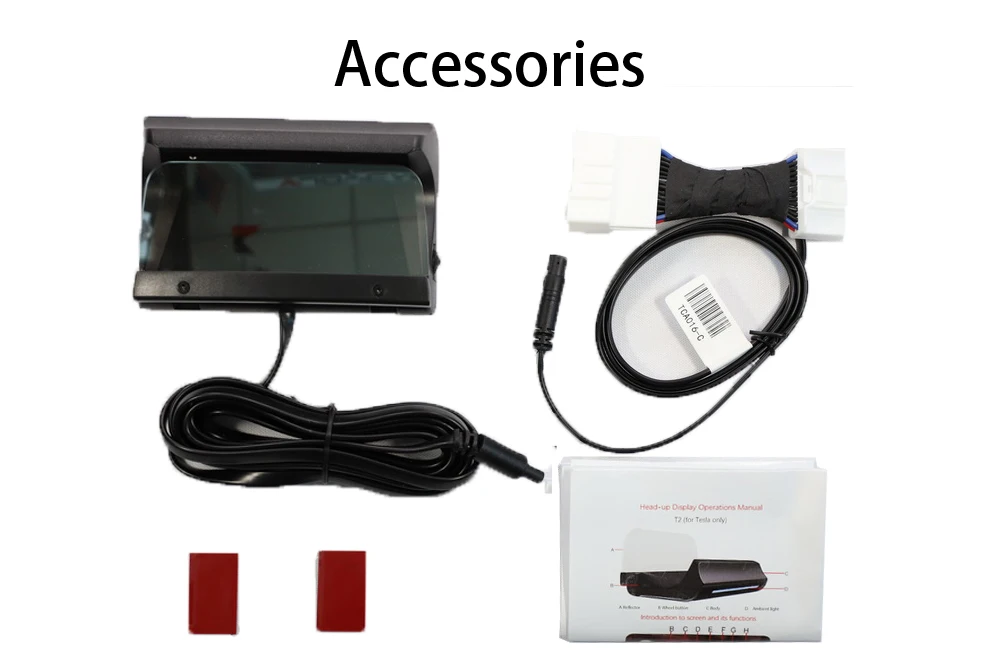 

VJOYCAR VT2 HUD Head Up display Car Speed Projector Mirror HUD Door Status Turning Gear Light Shift Reminder for Tesla Model3