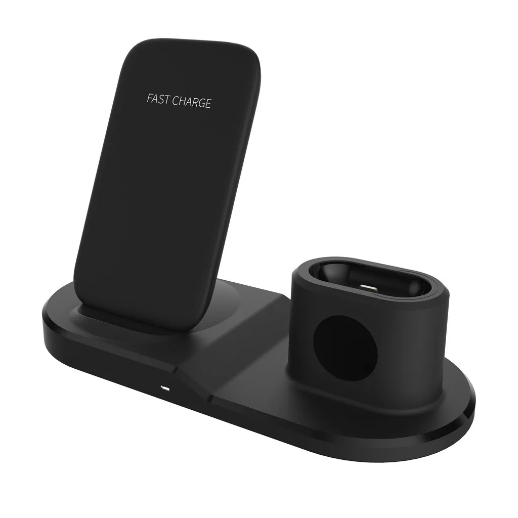 Подставка для зарядки док станции держатель iPhone 11 iWatch5 Airpods Samsung Galaxy S10 LG G2 PC + ABS
