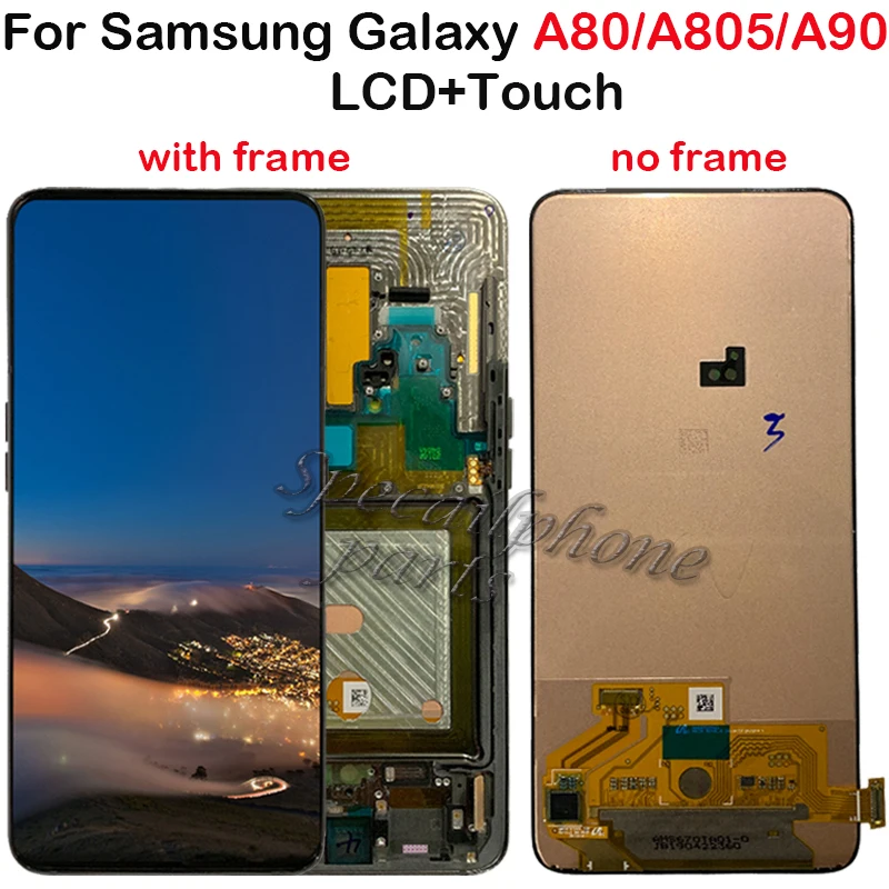 AMOLED 6 7 ''ЖК дисплей для Samsung A80 A805F A90 A805 ЖК сенсорный экран Samung A805F/DS дигитайзер в