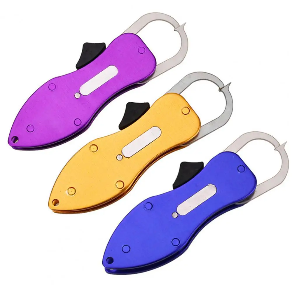 

Stylish Fish Controller Mini Ergonomic Design Barb Design Aluminum Alloy Seawater Corrosion Resistant Fish Lip Gripper for Salt