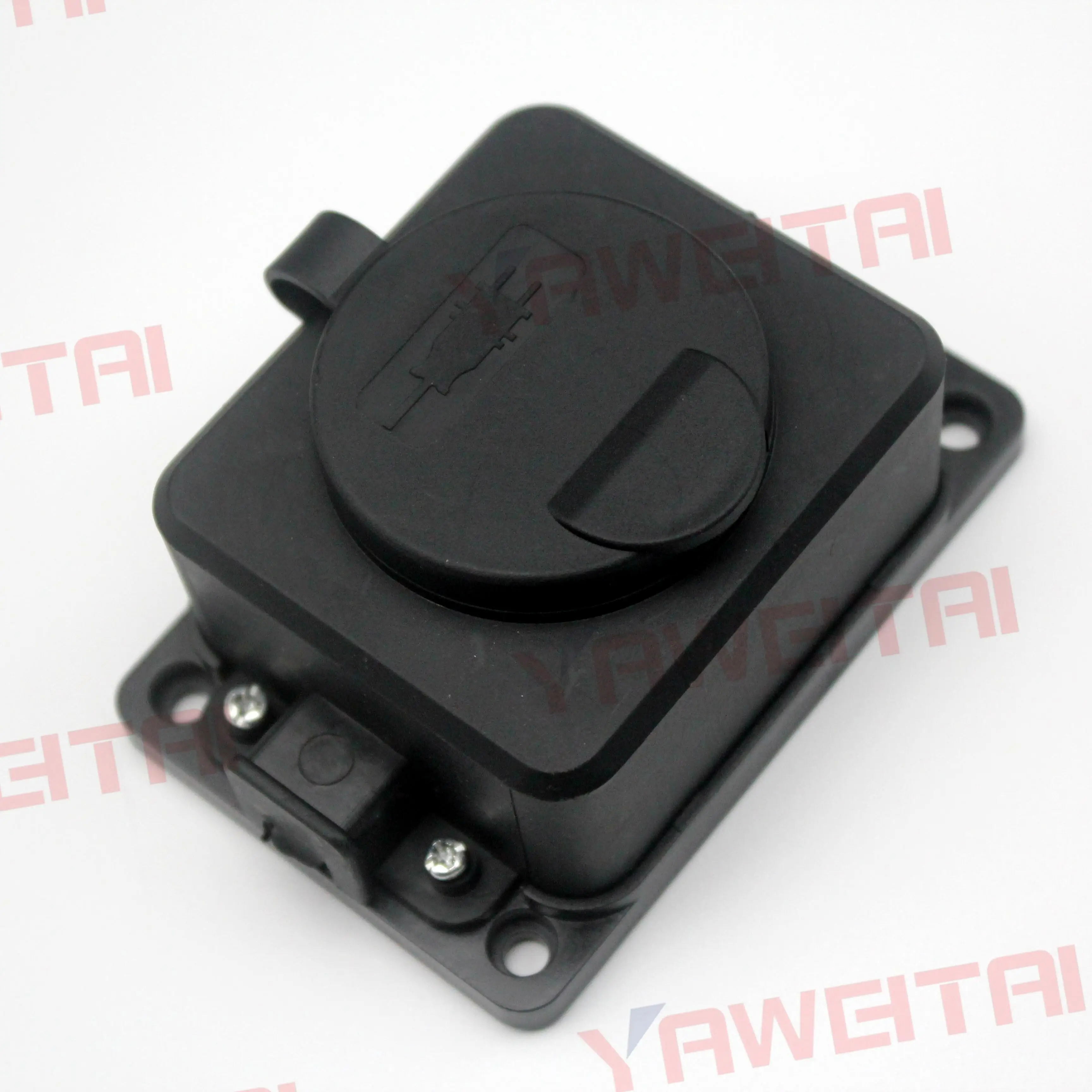 Новый IP54 16A 3500W EU немецкий уличный водонепроницаемый штепсель с крышкой y Россия