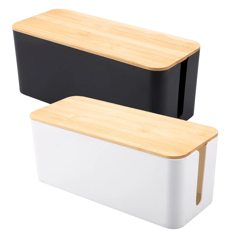 

Cable Storage Box Power Strip Wire Storage Case Anti Dust Charger Socket Cable Organizer Box Desktop Network Line Storage Bin