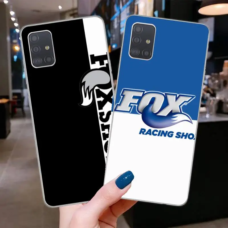 

FOXs Motorcycle Racing Phone Case Transparent Cover For Samsung S9 S10 S8 Plus S7 S8 Coque