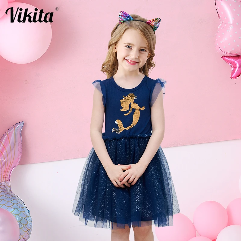 Summer Tutu Dress for Girls Dresses Kids Unicorn Vestidos Princess Birthday Party Costumes Mermaid Clothes | Детская одежда и