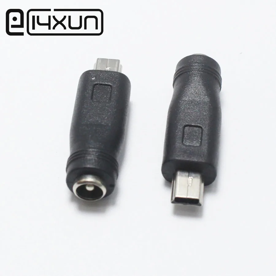 EClyxun 1 шт. 5 5*2 мм разъем мама к Мини USB папа адаптер питания постоянного тока