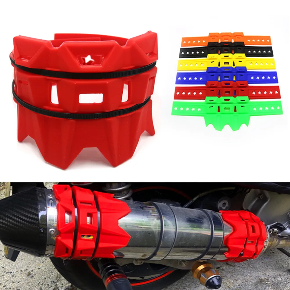 

Резиновое кольцо с защитой от ожогов, универсальная система выхлопных газов для мотоциклов, для внедорожников, кольцо с защитой от горячего...