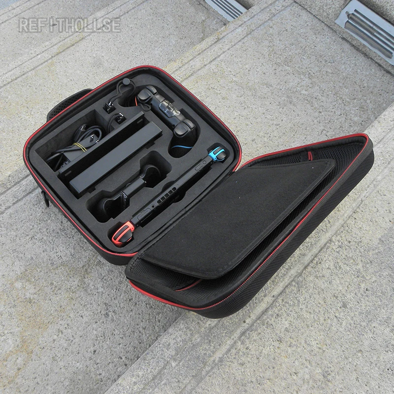 Жесткий чехол для переноски совместимый с Nintendo Switch путешествий контроллером Pro |