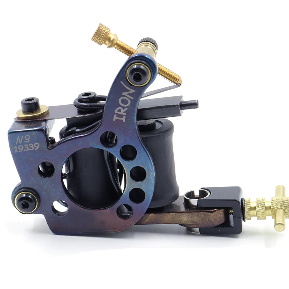 Машинка для татуировок EMALLA облицовки 10 деформаций железная машинка ручной