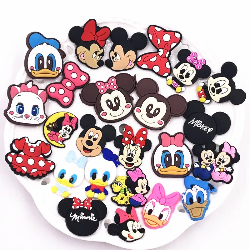 1 шт. Микки Минни Дейзи Дональд серия мультфильм ПВХ Броши свитера куртки