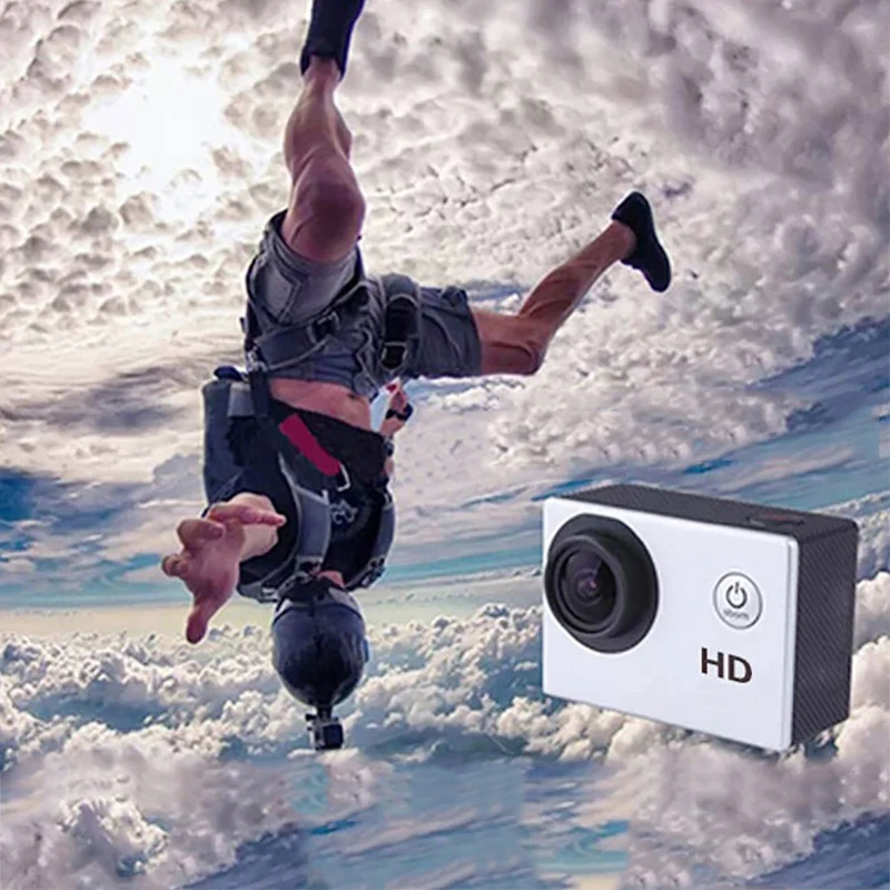 Экшн-камера HD 1080 P, регулируемый подводный рекордер, Спортивная камера s для дайвинга, плавания, серфинга, велоспорта, кемпинга