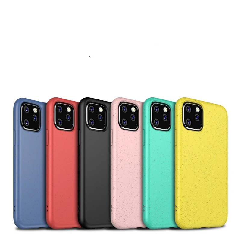 Биоразлагаемый чехол для iPhone 11 11Pro Xs Max экологически чистый мягкий ТПУ i Phone 7 8 6 Plus Xr