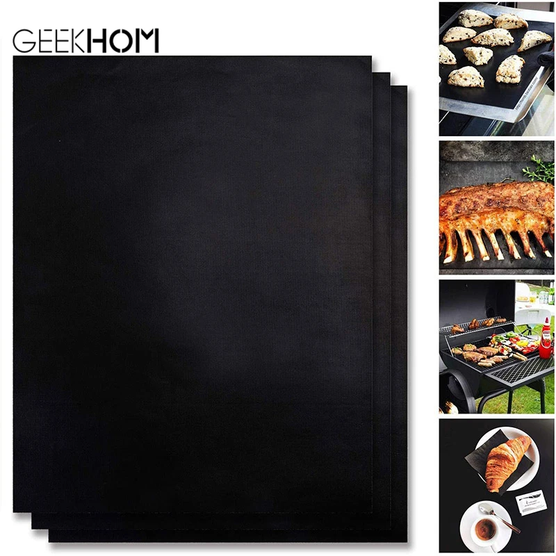 Антипригарный коврик для барбекю и гриля аксессуары легко чистить гриля| |