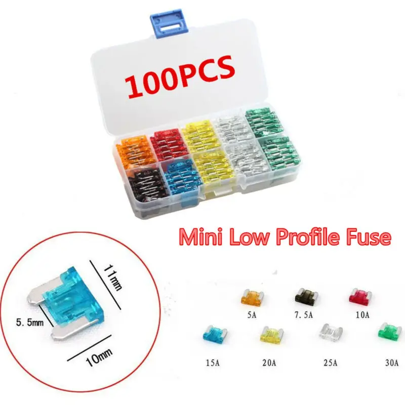 100 шт./компл. легко Идентифицируемые Ассорти автомобиль мини низкопрофильный