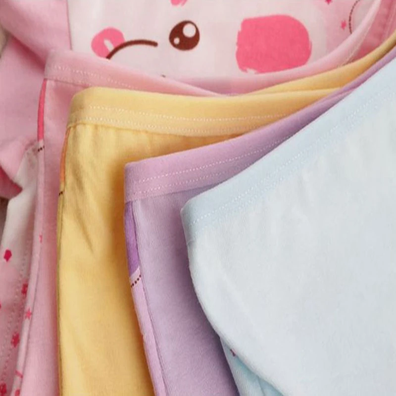 Симпатичные Детские хлопковые боксеры нижнее белье брюки для девочек детей 6