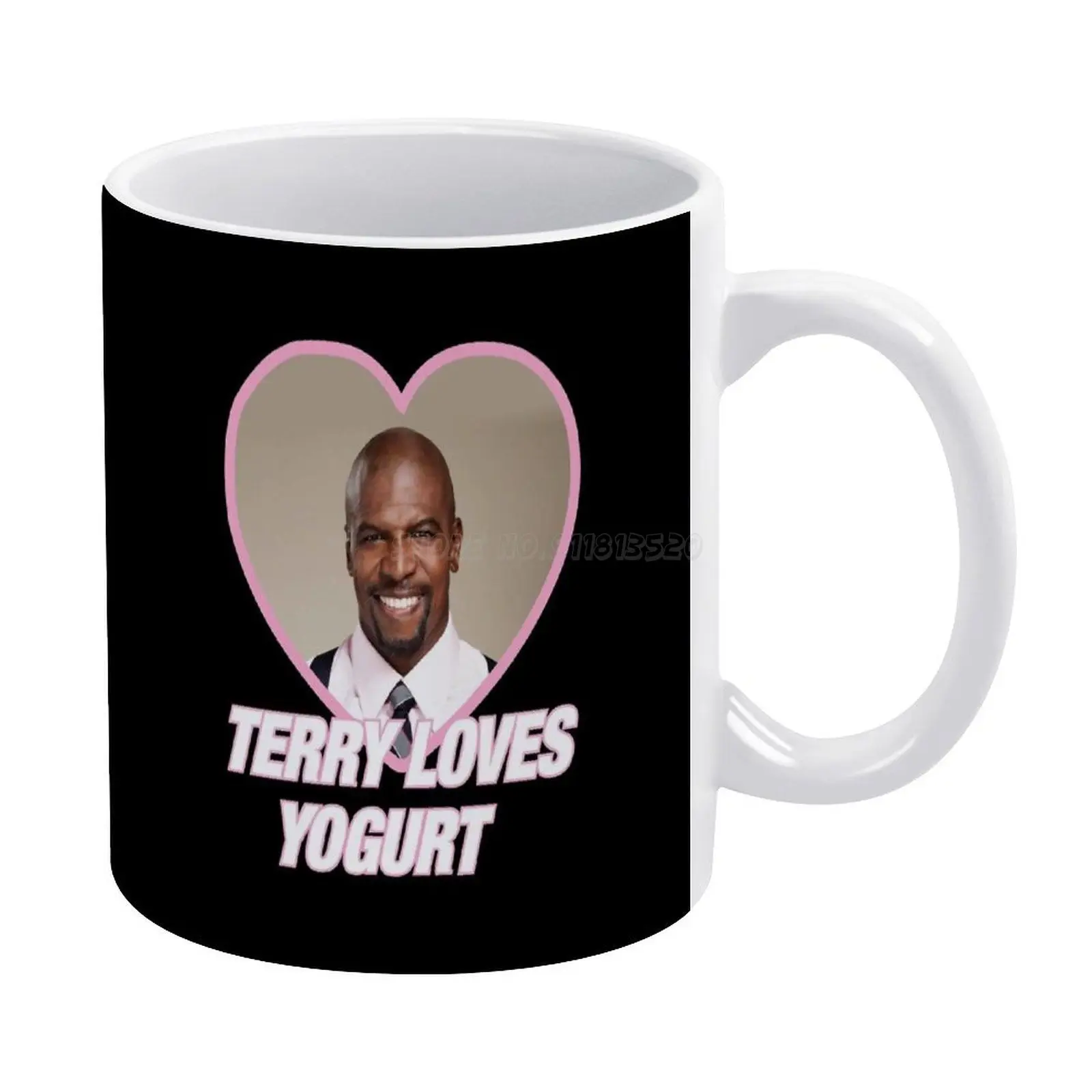 Терри любит йогурт Бруклин девять белая кружка кофейные кружки подарок девушке