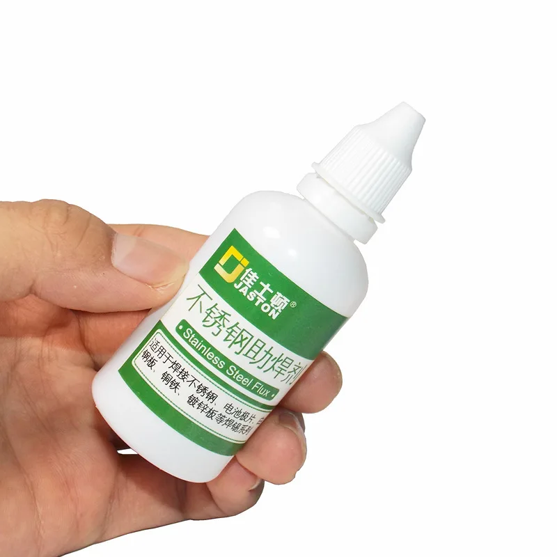 

Flux Stainless Steel White Steel Plate Iron Battery Welding Water Liquid Flux Powerful Rosin Soldering Agent No-clean Watteries
