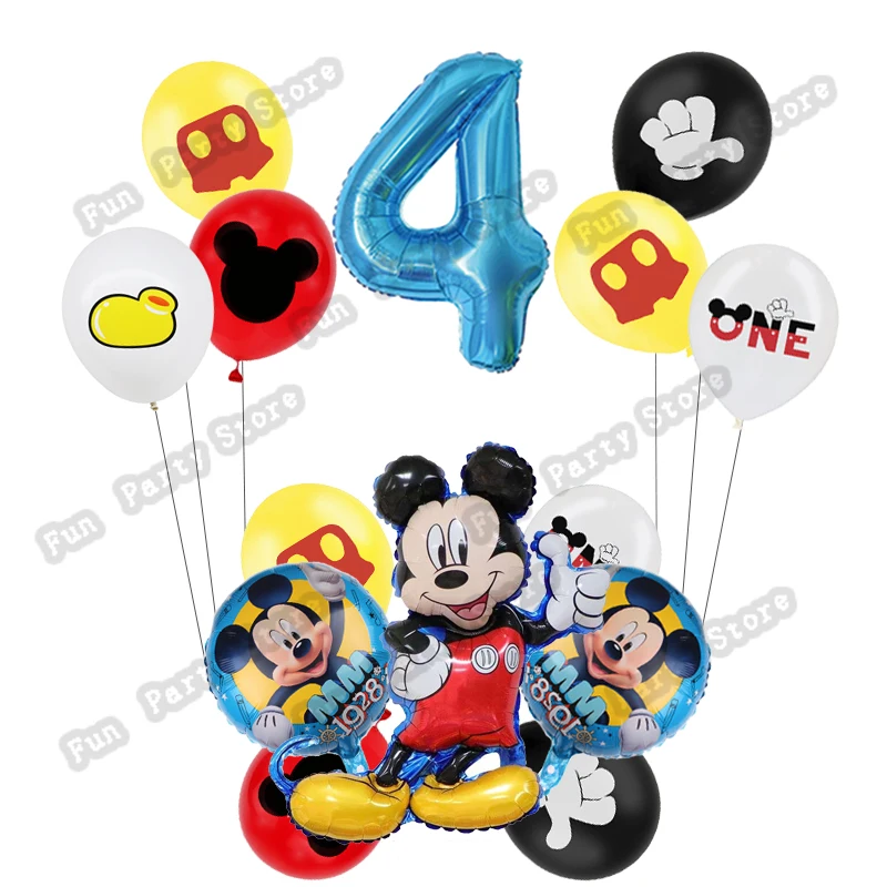 Фольгированные воздушные шары Микки Маус и Минни 1 комплект | Дом сад