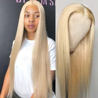 613 lace frontal wig 13x6 hd transparent glueless 4x4 pre plucked human hair wigs closure straight honey blonde lace front wigs