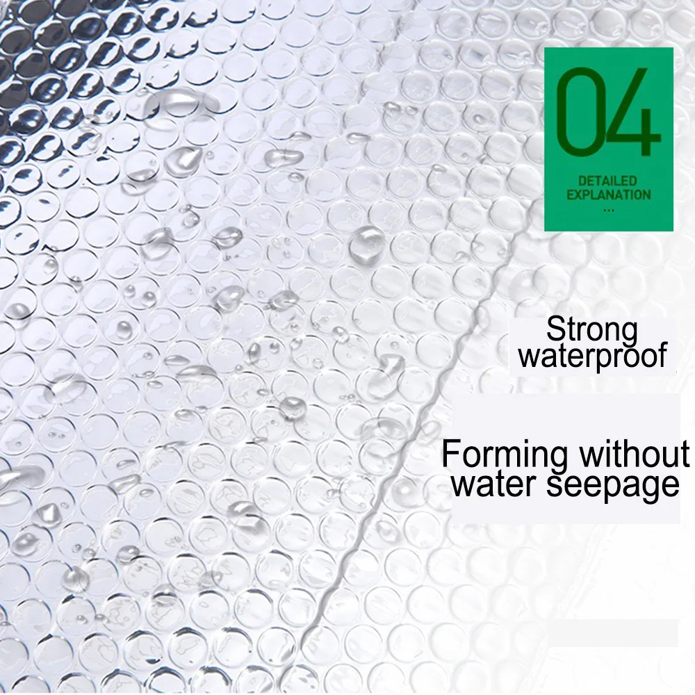 

Pool Cover Heat Preservation Cover Thermal Insulation Durable Silver Dust Proof Pool Film Pool Cover