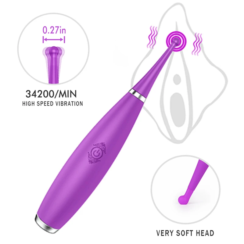 G-Spot вибратор Мощный высокочастотный Массажер для клитора быстрая Вибраторы со