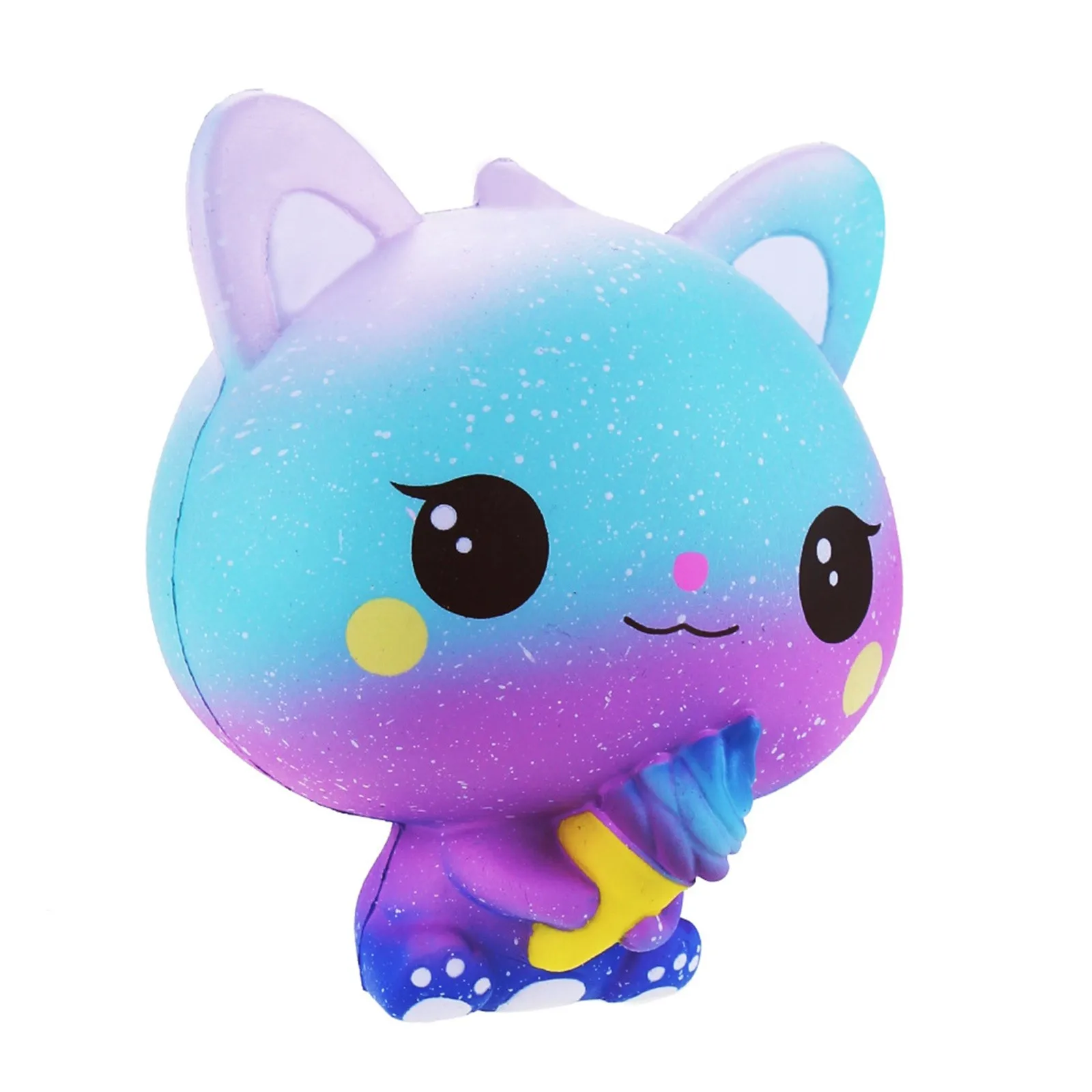 

New Creamy Scented Soft Squeezes Novelty Pressure Sensory Toys Cute Cartoon Cat Creative Pinch Toy Kawaii Decorative Ornaments