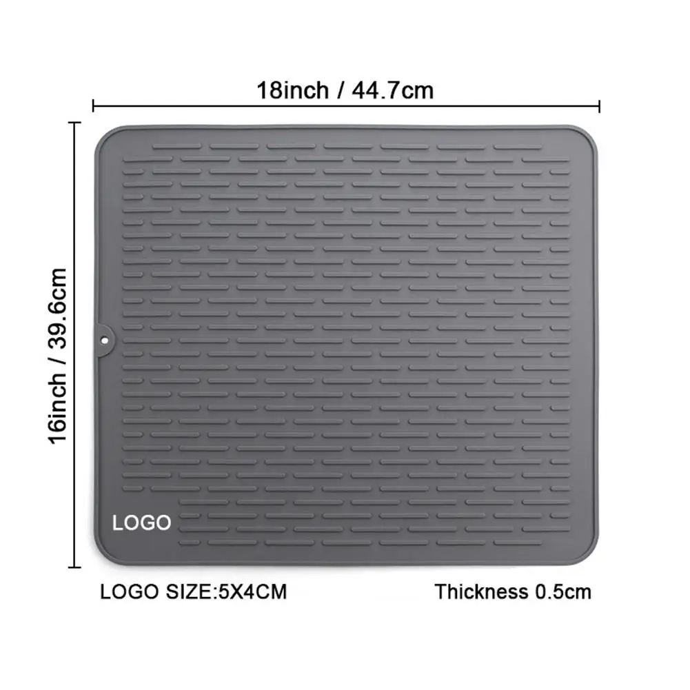 Складной силиконовый сливной коврик столовые приборы для кухни блюда и чашка