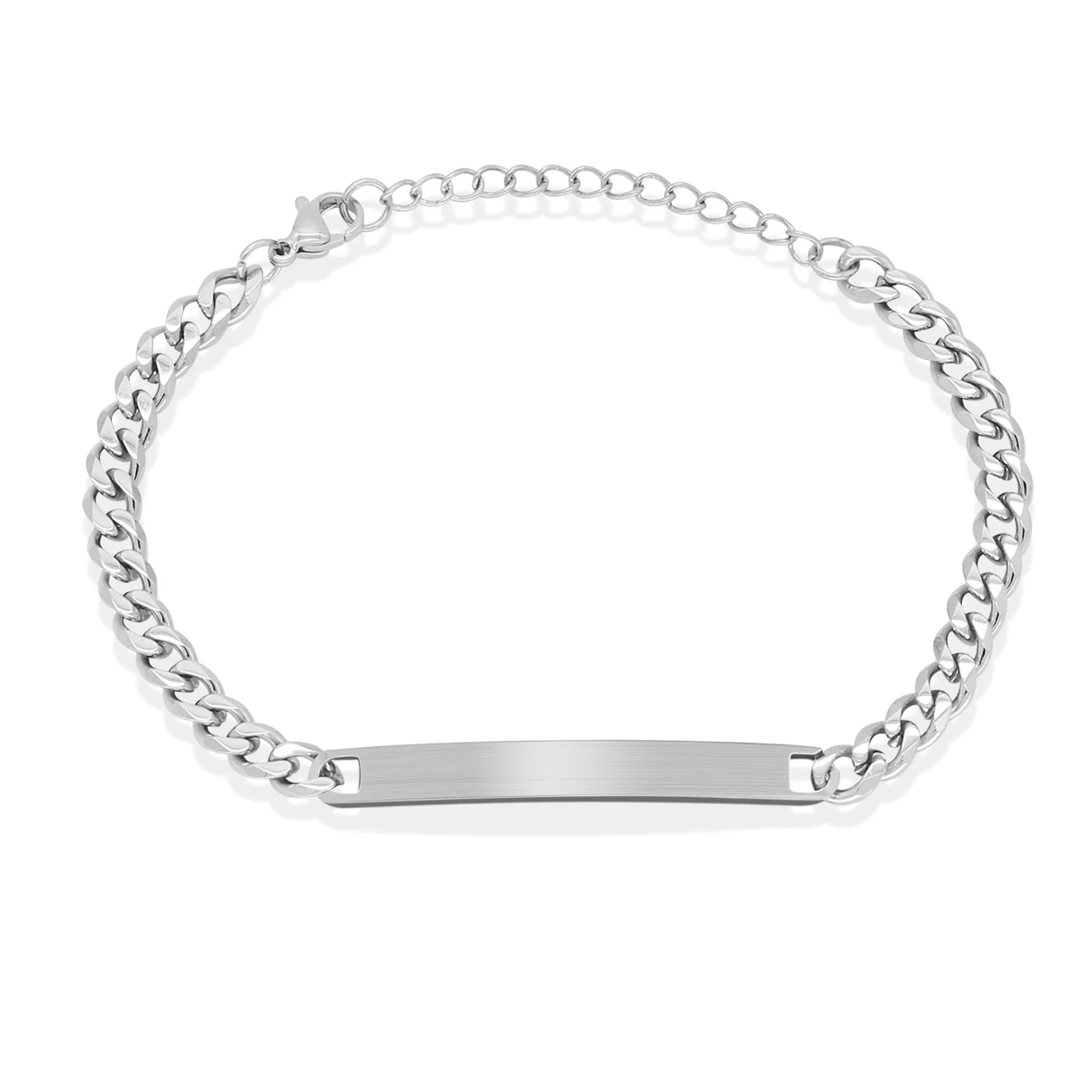Браслеты с гравировкой на заказ Нержавеющая сталь наручные цепочки дизайн для
