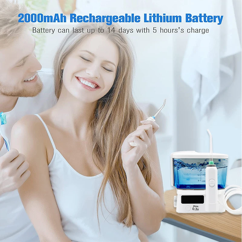 Ирригатор для полости рта 4 струи 600 мл с дорожной сумкой | Бытовая техника