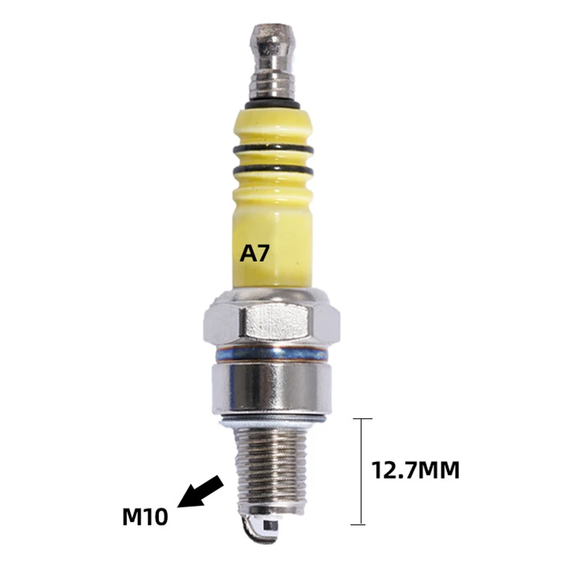 

Motorcycle Ignition Sparking Plug A7 Spark Plugs For ATV Dirt Pit Bike Go Kart Moped Scooter Quad GY6 125cc 140cc 150cc Engines