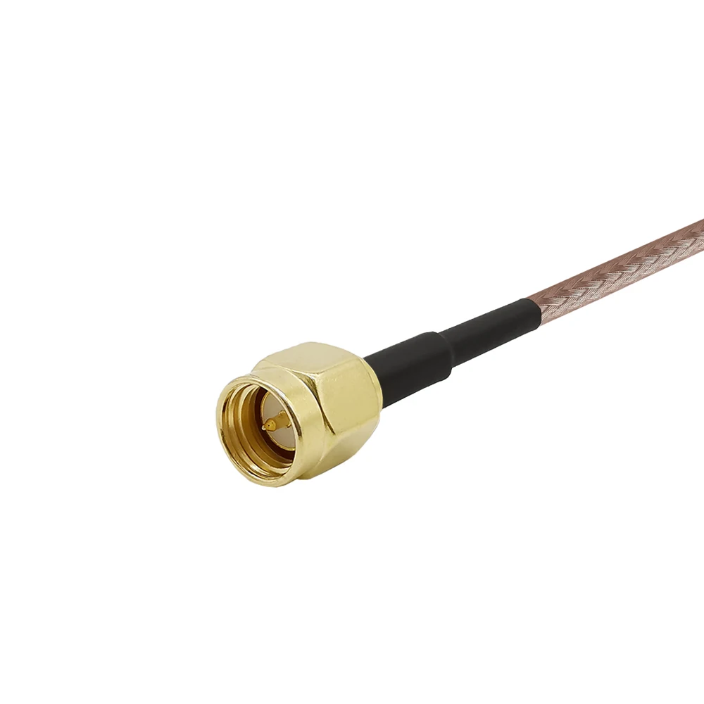 10 50 см SMA папа к UHF SO 239 гнездовой разъем портативная радио антенна RG316D двойной щит
