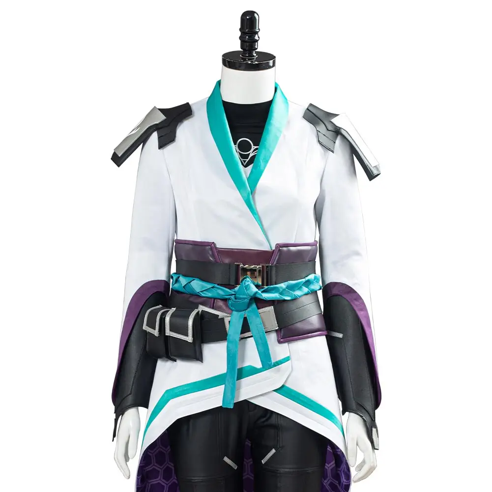 Игровой валорант шалфей Косплей Костюм Хэллоуин Карнавальная форма для взрослых