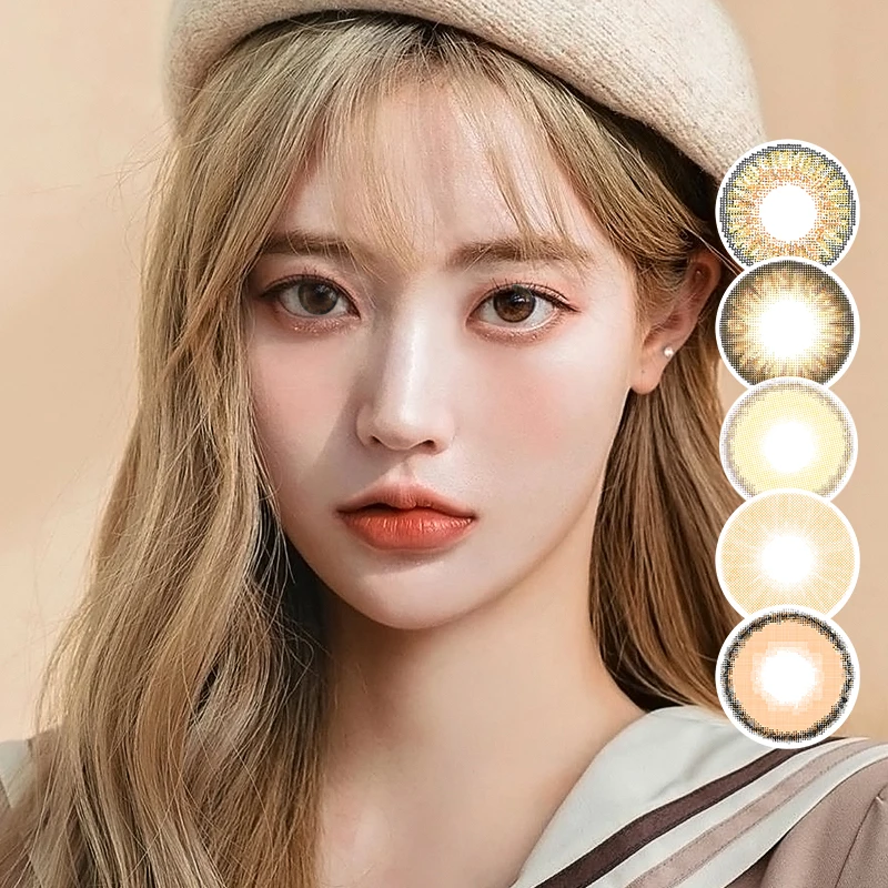 Контакты для глаз дымчатый 2 шт. контактные линзы с цветными контактами красивые